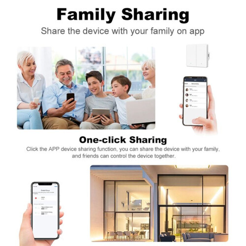 Tuya   Zigbee European Standard Button Wall  Single Fire Power Supply APP Timing  Voice 2