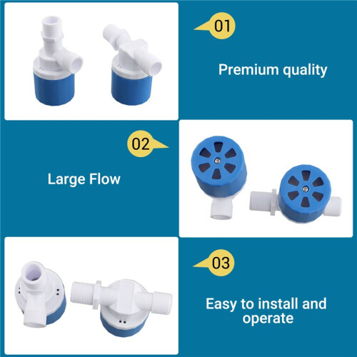 3/4Inch Water Tank Automatic Water Level Control Valve  Horizontal Inflow Installed Inside Tower Tank 1