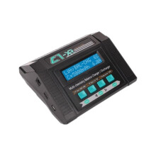 C1XR Balance-Ladegerät 100 W 10 A 1-6 S AC/ Dual-Input Balance-Ladegerät mit JST XH-Adapterplatine für LiPo NiMH NiCd-Akku