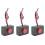 3X  12V2A Adhesive Base Push Button Momentarily Action Wired  for Automobiles 1