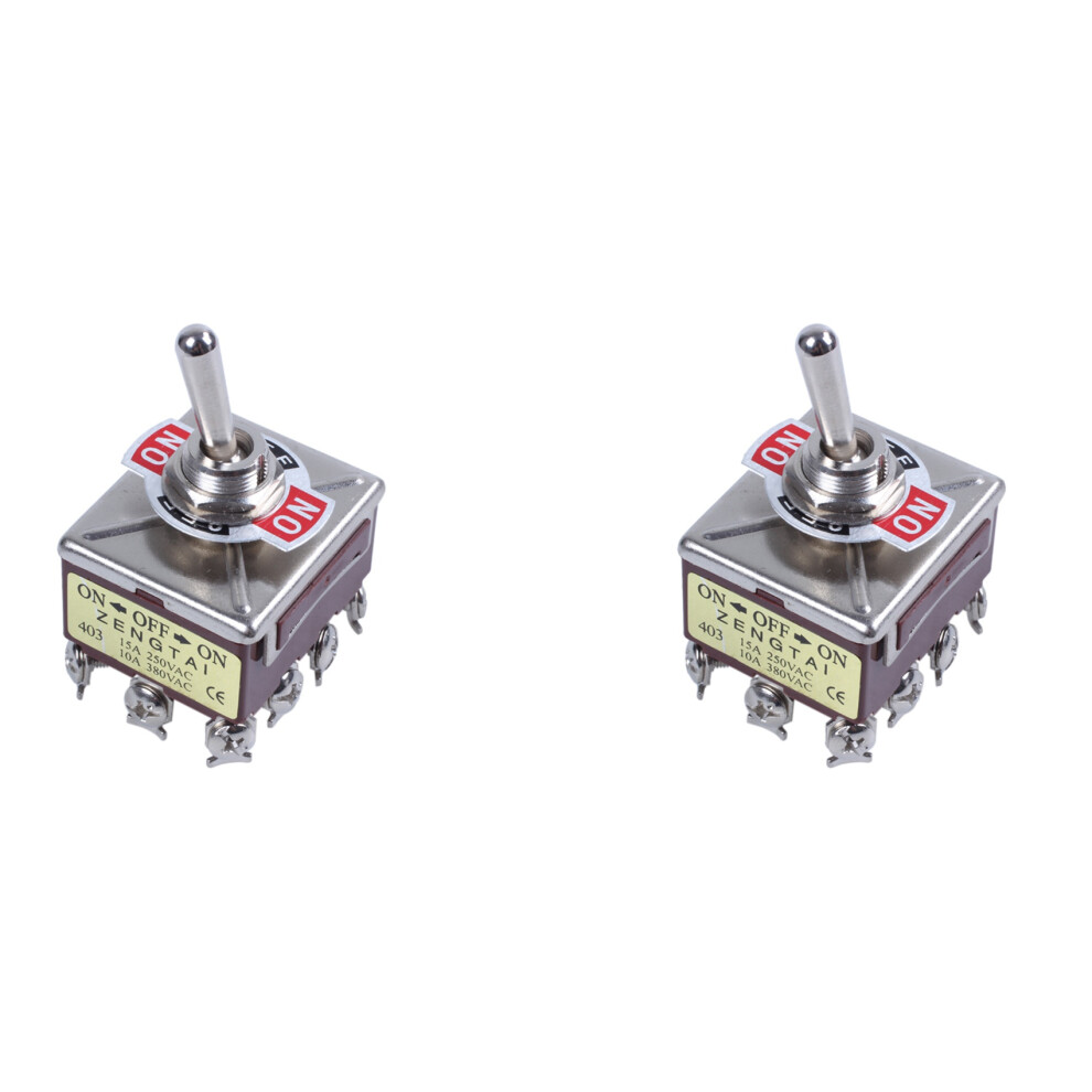 2X Ac 380V 10A /Off/ 3 Positions 12 Pin Latching Toggle 4Pdt 4711587065301