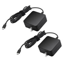 2X 65W PD3.0 Type C Fast Charger Phone Laptop Charger Power Adapter for ZenBook ,US Plug