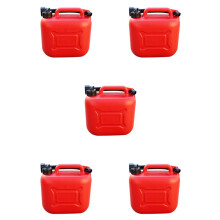 5X Il Serbatoio del Carburante per Auto da 5 Litri Può Essere Un Contenitore di Carburante Antistatico Nel Plastica per Benzina con Tubo per I Viaggi