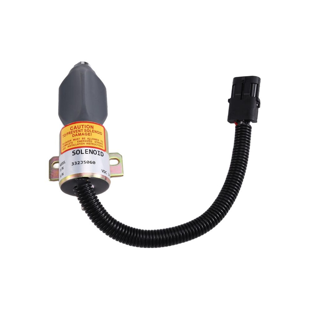 332/J5060 716/30091 24V Fuel Shut Off Solenoid For Jcb Js130 Js160 Js180 Js240 Js260 Js330 Flameout Solenoid Valve 4713368661863