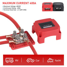 Für Auto, Wohnmobil, Marine, LKW, Boot, Hochleistungs-Sammelschiene, 400 A, 48 V, Verzinntes Kupfer, Stromverteilerblock, Erdungssammelschienenkasten