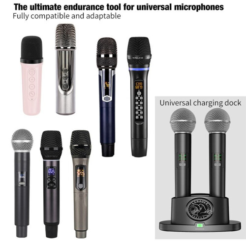 Universal Wireless Microphone Charging Dock KV-Specific Home Microphone Dock Type-C Universal Magnetic Base 1