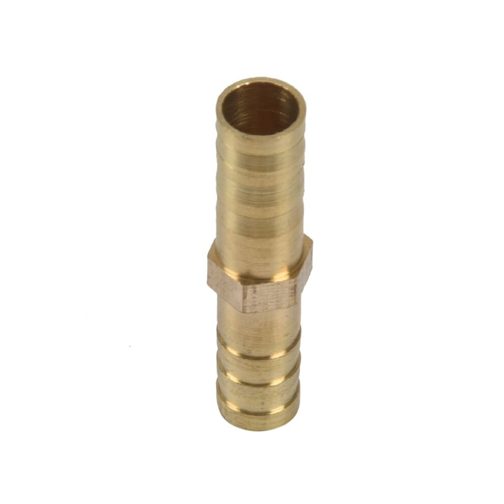 50Pcs 8Mm Inner Dia Air Gas Straight Hose Pipe Barb Coupler Gold 4711697200609