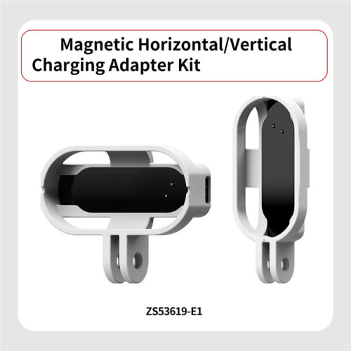 For  Go 3/GO 3S Thumb Camera Magnetic Quick Release Case Mount USB Charging Adapter Protective Housing Shell