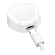 Magnetic Charging Cable for Watch 7/Ultra/6 5 4 3 Type C Charger Wireless Charging Dock Portable Charger White