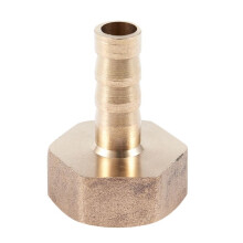 9 Pcs 1/2 BSP Female Thread 8mm Air Pneumatic Gas Hose Barbed Fitting Gold