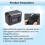 For  X5 Battery PD Fast Charging Charging Case Color Screen Dual Charging X5 Storage Compartment 6