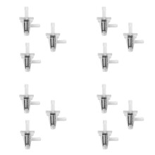12Pcs Universal Motorcycle Right Angle Inline Fuel Filter 1/4Inch 6mm Hose Lines for