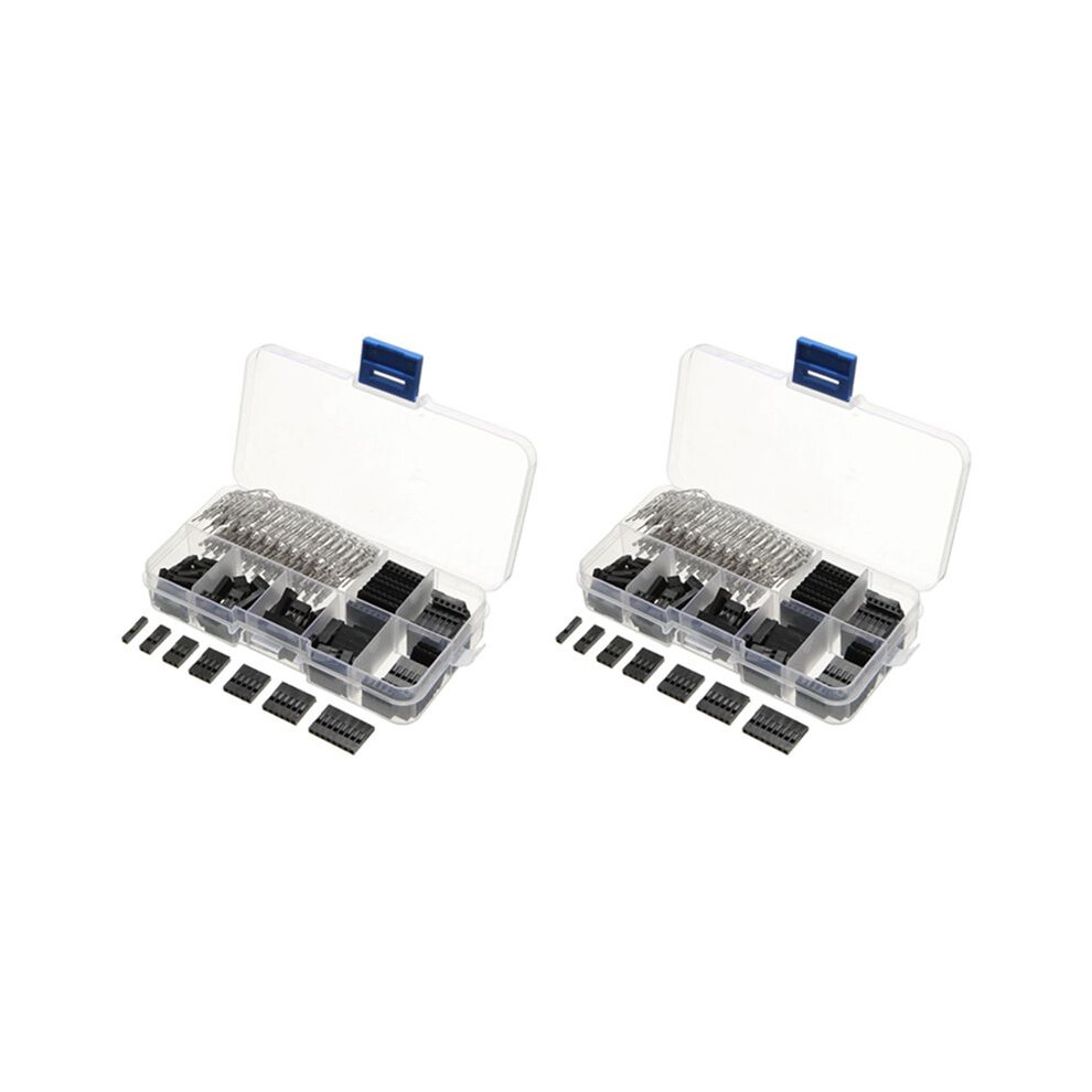 620Pcs 2.54Mm Male+Female Dupont Wire Jumper And Header Connector Housing Kit 4711112969326