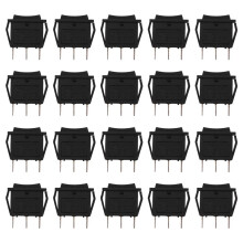 20X AC15A/250V 20A/125V 3 Pin SPDT -OFF- 3 Position Snap Rocker
