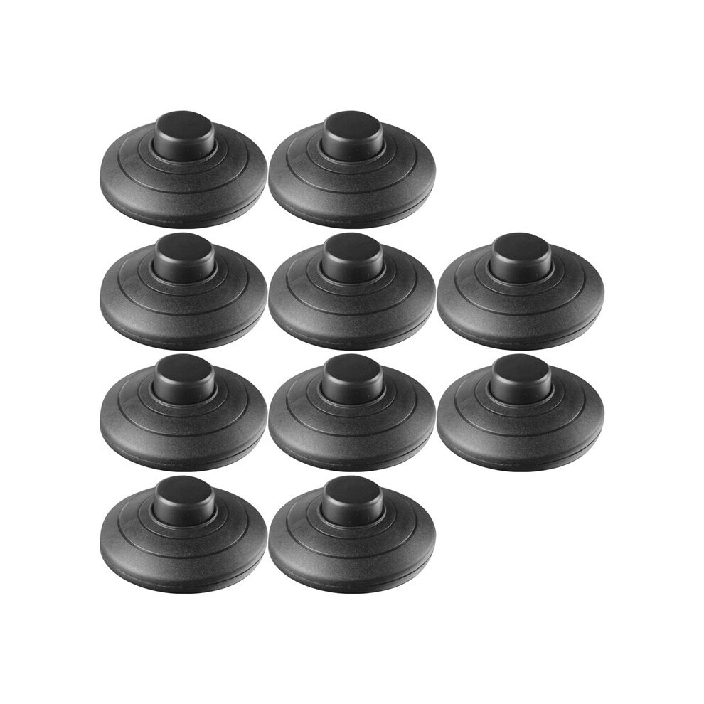 10Pcs Black In- Lamp Foot Push Power Pedal Light Footswitch 6032161634194