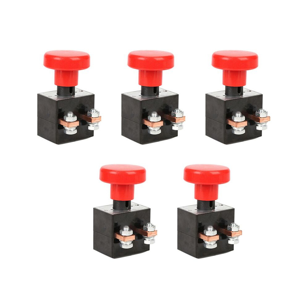 5X 250A Type Emergency Disconnect Stop Start Button Emergency For Forklift Pallet Truck Cart 6034143904509