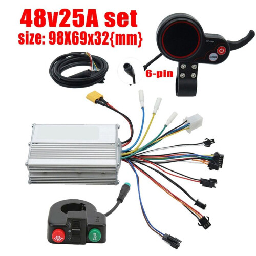 2X 48V 25A Electric Scooter Controller Dashboard Kit with TF-100 Display+ Button for  M4 Electric Scooter 1