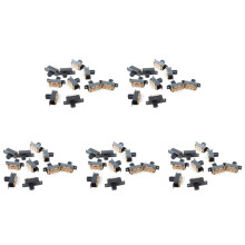 50 Pcs SS22F25-G7 2 Position DPDT 2P2T Panel Mount  Slide  Solder Lug