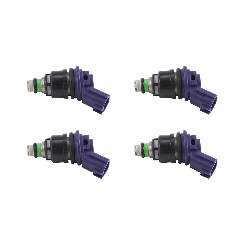 4X 375Cc Fuel Injector 16600-67U00 16600-67U01 For 240Sx S13 S14 S15 200Sx 240Sx Fairlady Z32 Silvia S14 S1 6031787696128