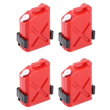 4X RC Rock Crawler 1:10 Zubehör Kraftstoff Tank für CC01 Axial SCX10 90046 D90 D110 TF2 -4 Crawler Truck, Rot