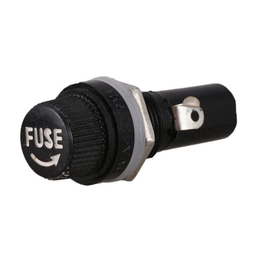 20 Pcs AC 125V 15A 6 X 30mm Panel Mount Fuse Holder 1