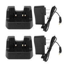 2X CD-41 Desktop Charger for Verterx Radio VX-8R VX-8E VX-8DR VX-8DE VX-8GR VX-8GE FT-1DR FT-2DR US Plug