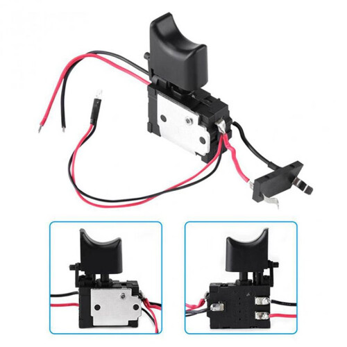 4X DC7.2-24V Electric Drill  Cordless Drill Speed Control Button Trigger Light Power Tool Parts for 2