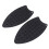 2Pcs Silicone Iron Rest Pad Durable Heat-Resistant Iron Mat Black 5