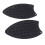 2Pcs Silicone Iron Rest Pad Durable Heat-Resistant Iron Mat Black 6