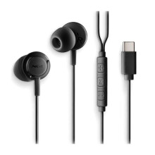 Auriculares Intrauditivos NGS Cross Step- con Micrófono- USB Tipo-C- Negros