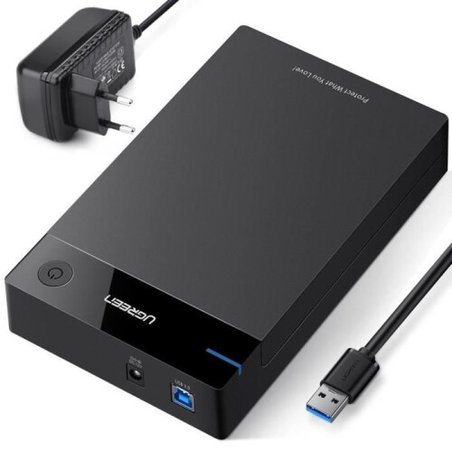 Ugreen Festplattenschacht SATA 3.5 - Schwarz