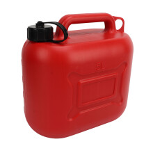 5L Red ABS Gas Can with 27cm Outlet Pipe, Leakage-Free & Portable