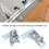 Woodworking Sliding Table Saw Hinge Flip Multi-Function Tool Folding Push Rod 4