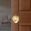 Interior Exterior Keyed Entry Door Knob  Shape with Adjustable 3