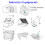 Chair Controllers Double Motor ABS Housing USB Rechargeable 5