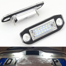 Heldere SMD LED-kentekenplaatverlichting, directe vervanging voor Volvo-kentekenplaatverlichting, hoge helderheid, speciale transparante lens aan de