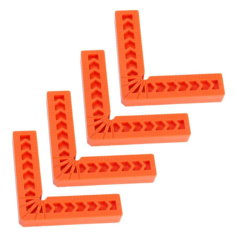 Precision 90 Degree Positioning Squares, Professional Use Right Angle Clamp For Woodworking, Crafting Inside Outside Corners With High Hardness 9448196375747