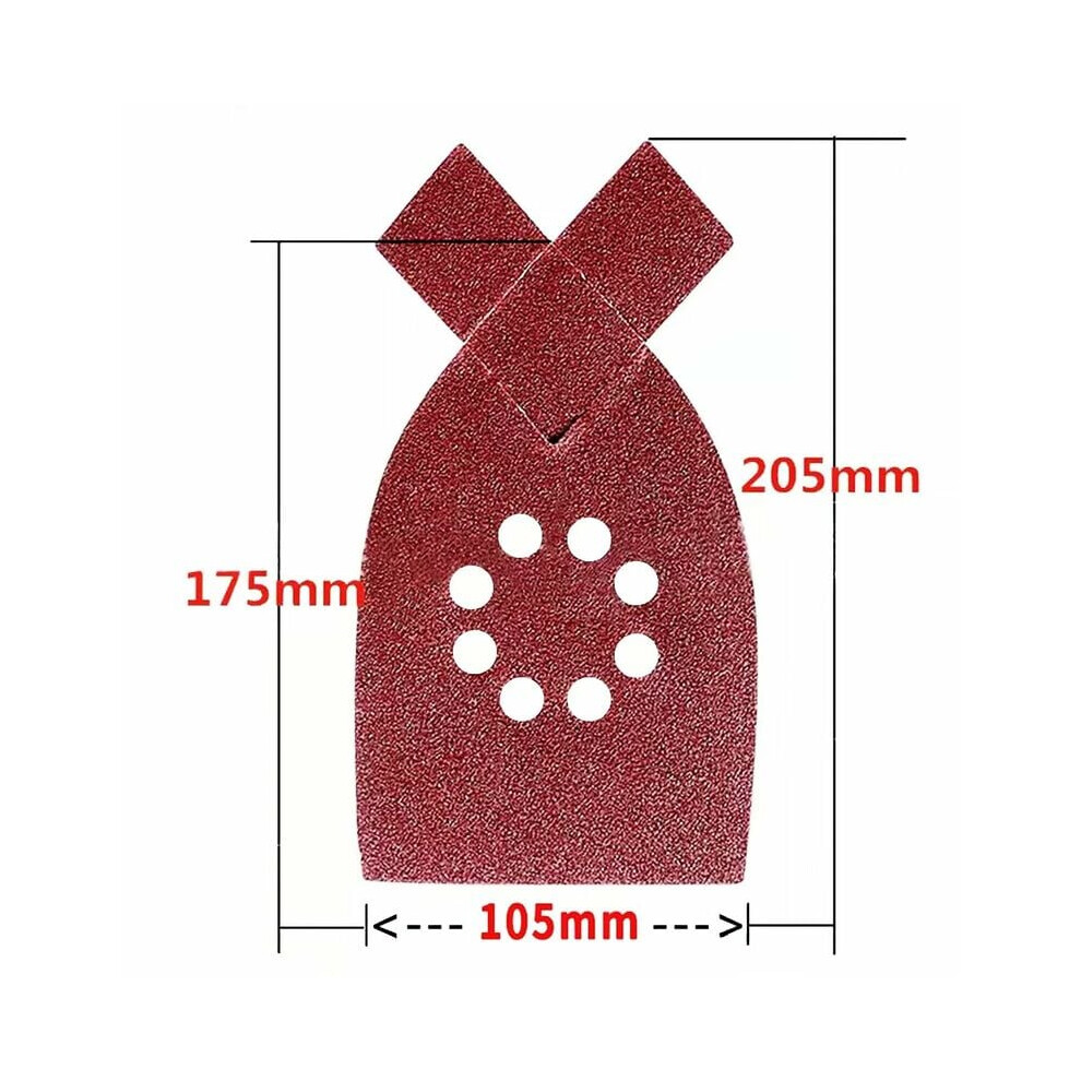 Multipurpose Sanding Discs, Aluminum Oxide Corundum Mouse Detail Sander Sandpaper For Aggressive Sanding On Auto Body, Woodworking And Metalworking, 9169997164148