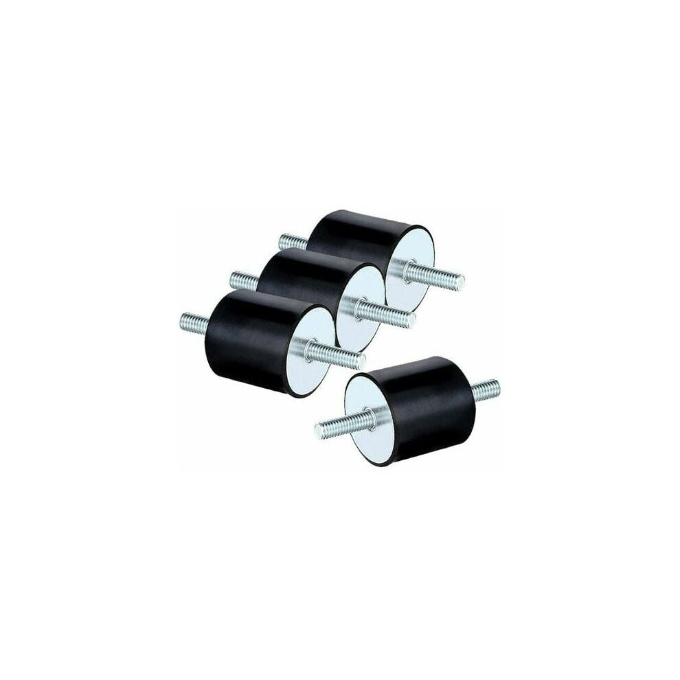 Noise Reduction, Supports Dynamic Performance, Stability Under Lateral Forces, Rubber Mounts With M8 X 20Mm Studs, 4Pcs 9173940286962