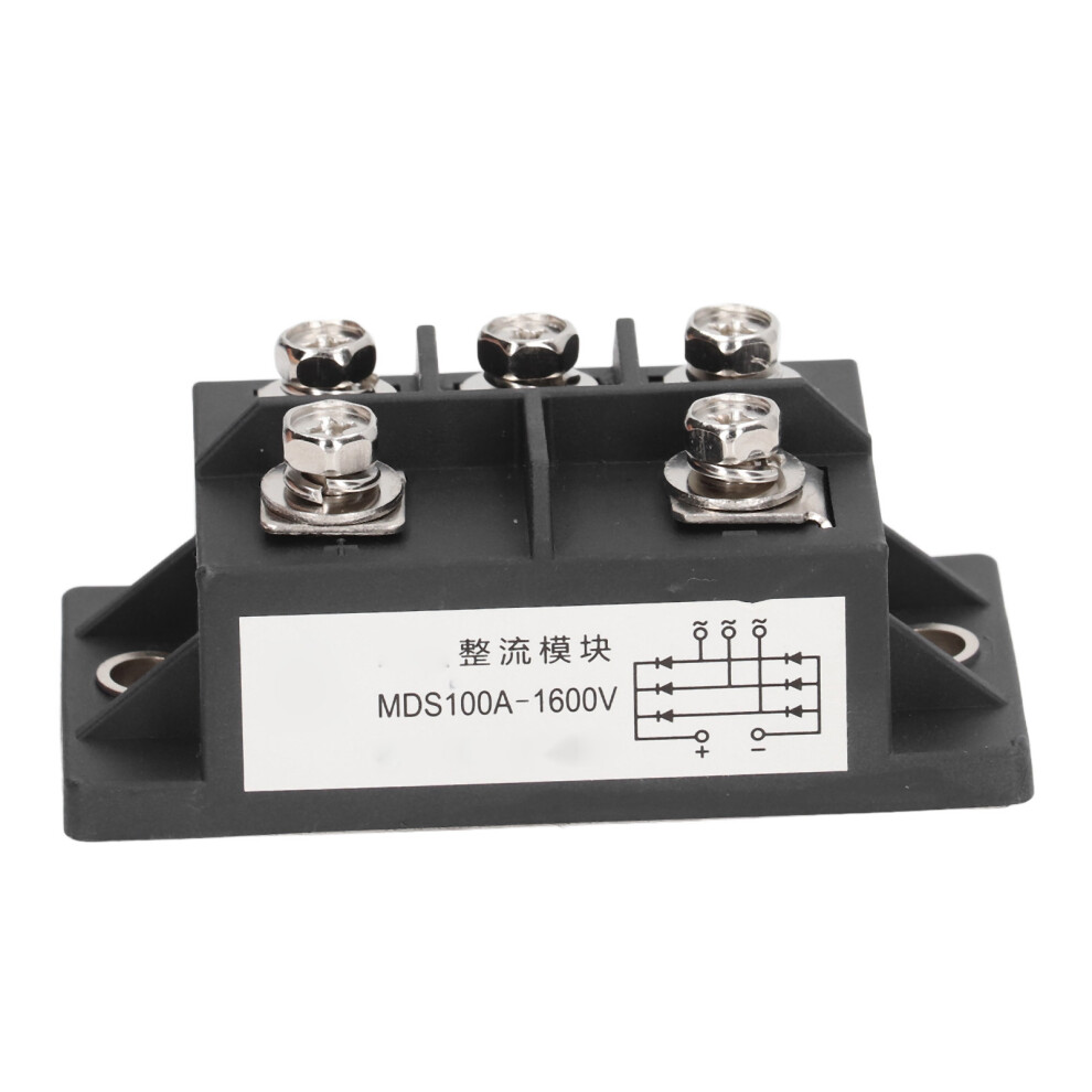 100A 1600V 3-Phase Bridge Rectifier Module Brass Heat Dissipation 4611370302791
