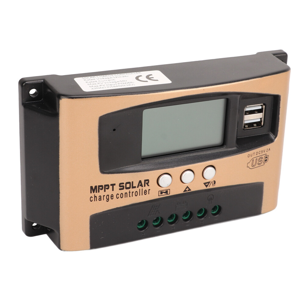 100A Mppt Solar Charge Controller With Lcd Display, Adjustable Parameters 7891370303227
