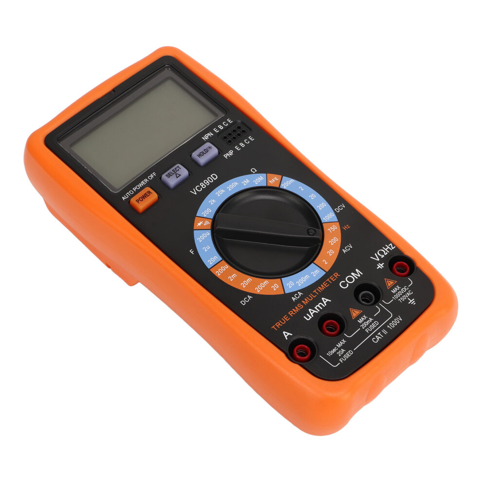 Digital Multimeter Vc890d With Backlit, 2000 Counts, True Rms 8291370303118