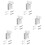 6Pcs Sturdy Plastic Shelf Brackets for Closet Storage Systems 1