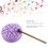 Worry-Free Mini Handpan Drum 6 Notes Purple Percussion with Drumstick 3