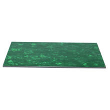 Foglio di protezione per pickguard per basso elettrico in PVC Celluloide Green Pearl, copertura portatile per piastra posteriore