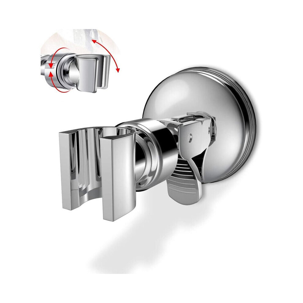 Shower Wand Holder, Easy Installation Vacuum Adsorption For Smooth Surfaces, Adjustable Suction Cup Support, Universal Mounting Bracket For Ceramic 9340959565559