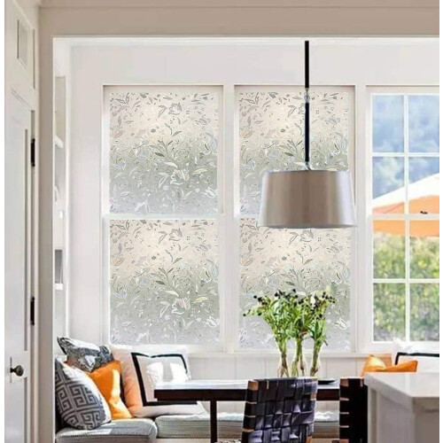 Sun Blocking Window Clings, Beautiful Patterns, Environmentally Friendly Design, Heat Control Suitable for Home Use, UV Protection 2