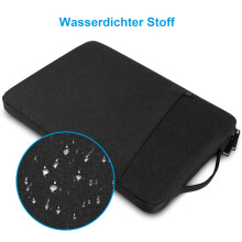 Laptop-Schutzhülle für 13,3-Zoll-Geräte, wasserdichte Schutzhülle mit zusätzlicher Tasche, strapazierfähiges Material, stoßfestes Design für