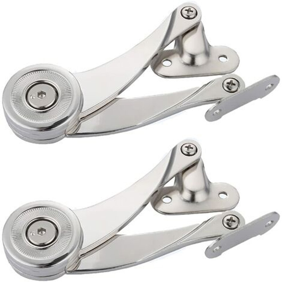 Heavy Duty Lid Stay Hinges, Folding Lid Support For Furniture, Cabinets, Easy Installation & Bidirectional Operation, 2 Pcs 9448196586884