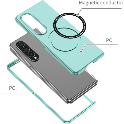Θήκη Samsung Galaxy Z Fold4 5G, αντιπτωτική με ενσωματωμένη βάση στήριξης, σκληρό κάλυμμα 1